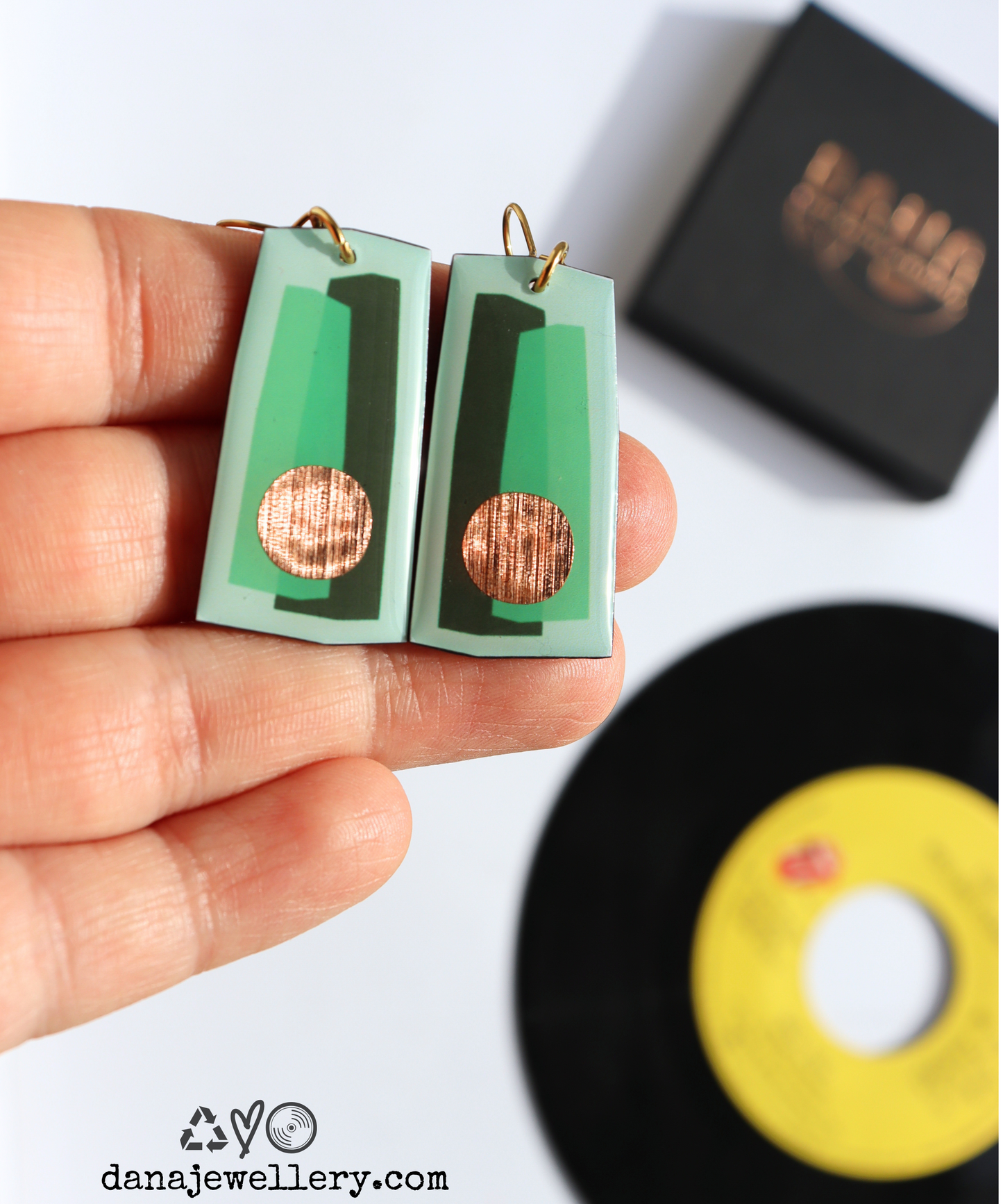 GILLI NO.4 in shades of green with a pop of copper