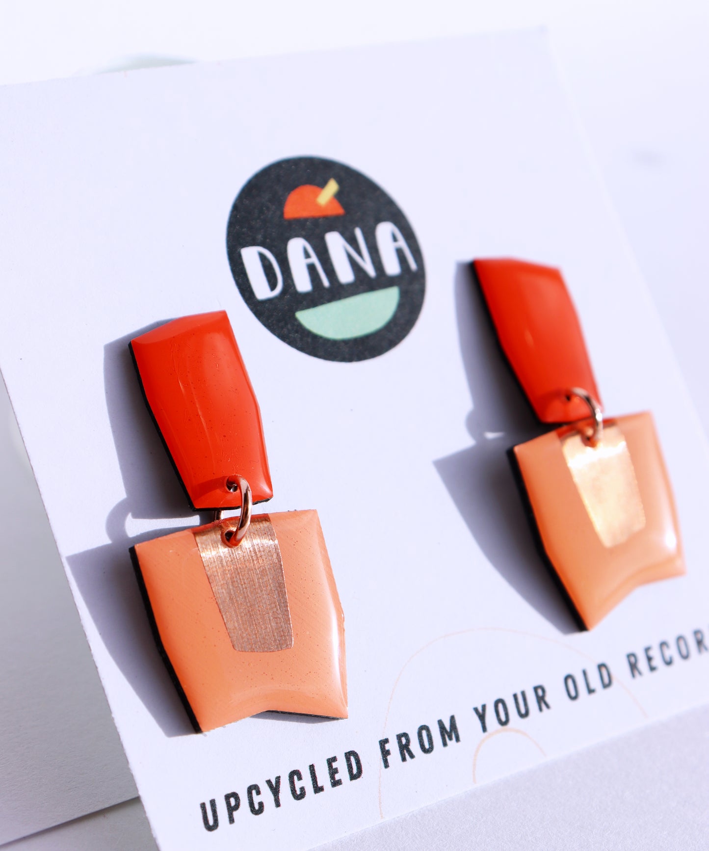 CONNIE NO.2 in deep orange, salmon, copper