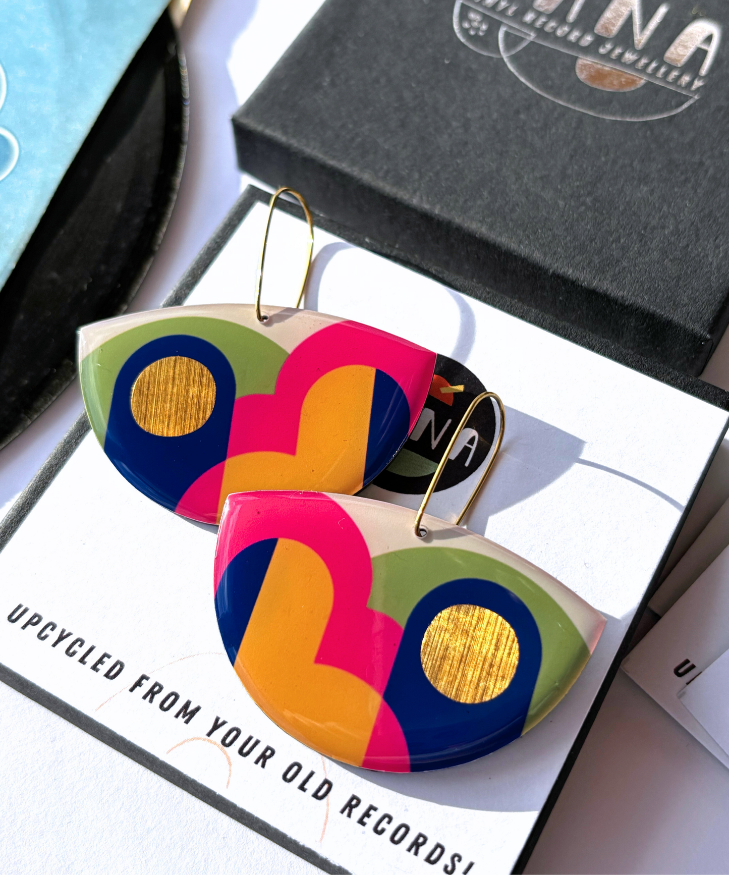 LOLA CONFETTI / statement funky earrings