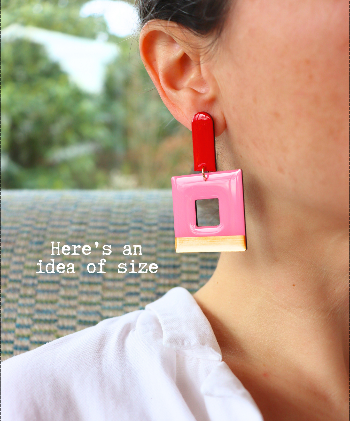 MIKA in blue and gold / innovative recycled Irish jewellery