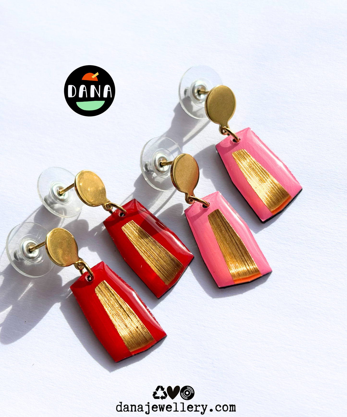 ELLA in vibrant red OR candy pink and gold