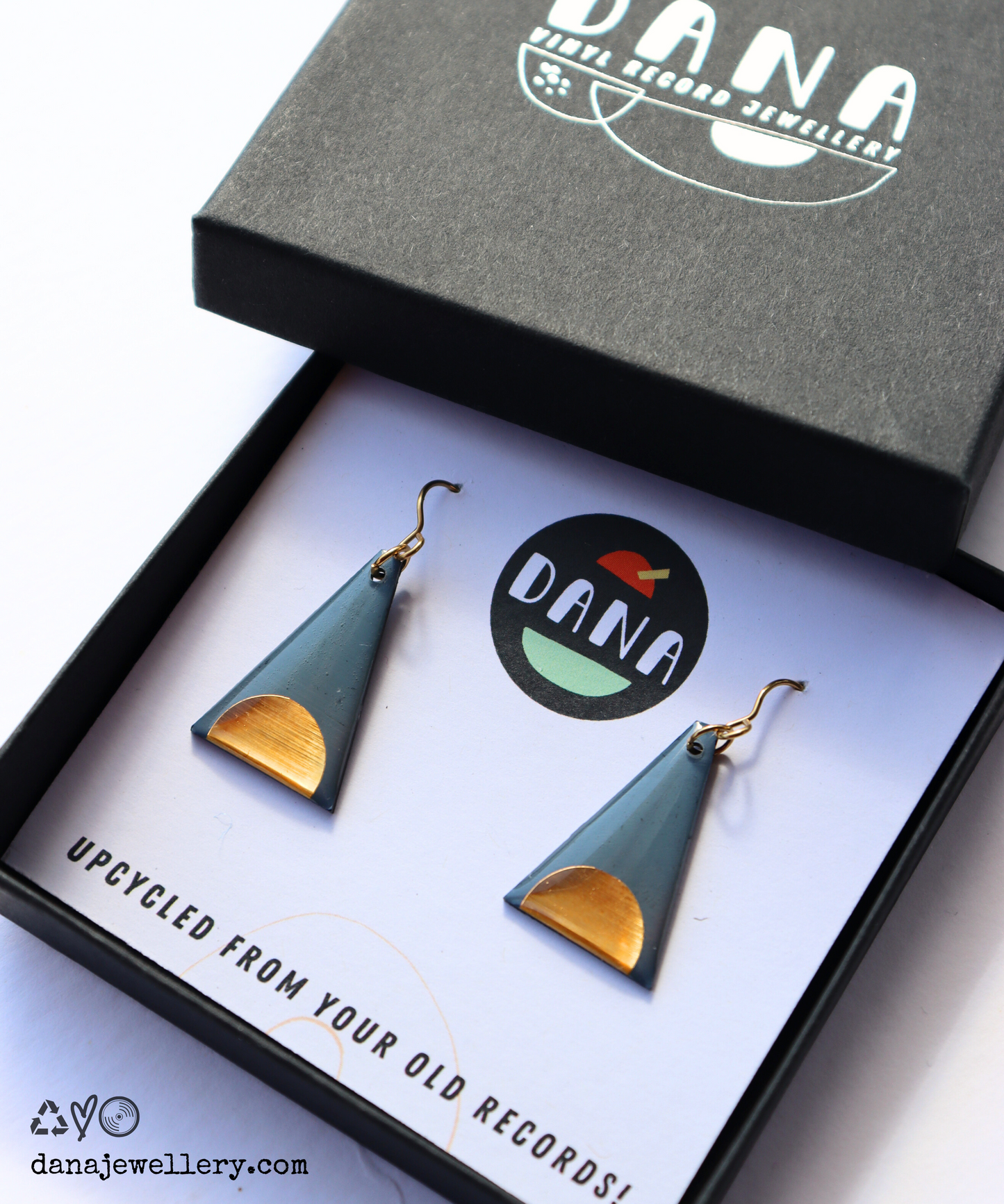 THE TRIANGLES / blue grey & gold