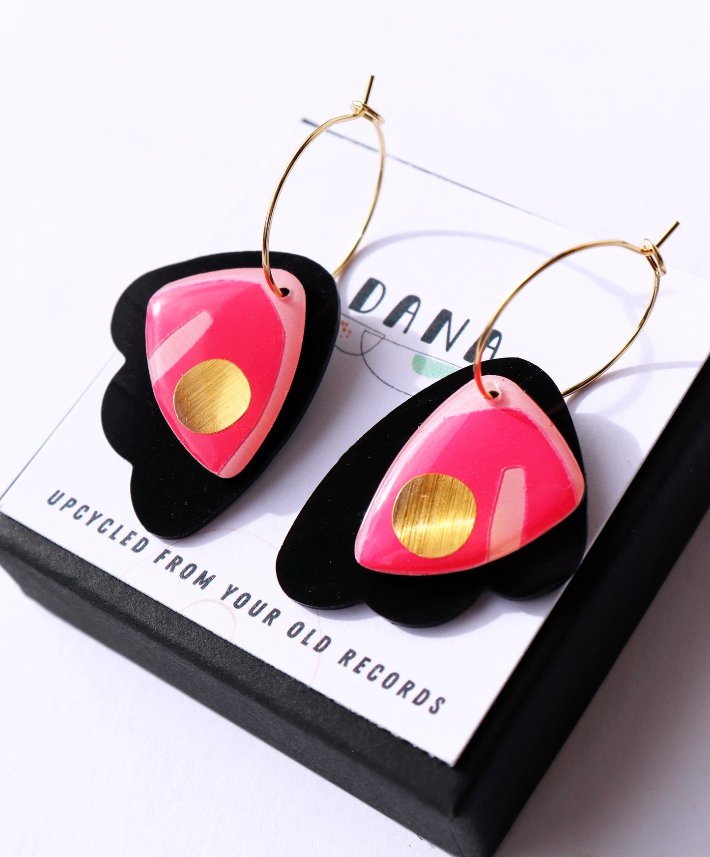 30% OFF / 2 large pairs left / FROUFROU no. 1 in vibrant pink, gold and black