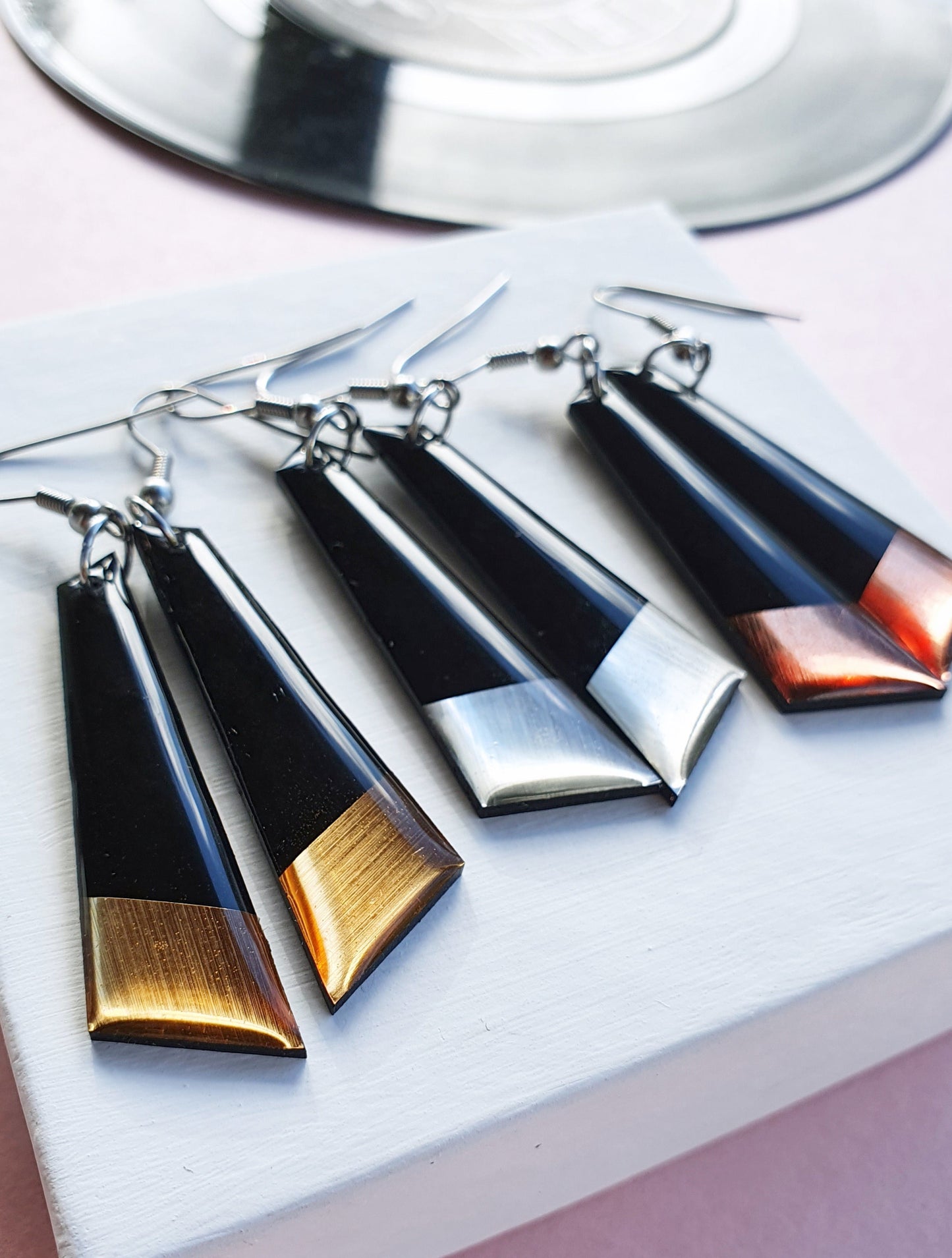 20% OFF the long triangles / 3 pairs in COPPER left
