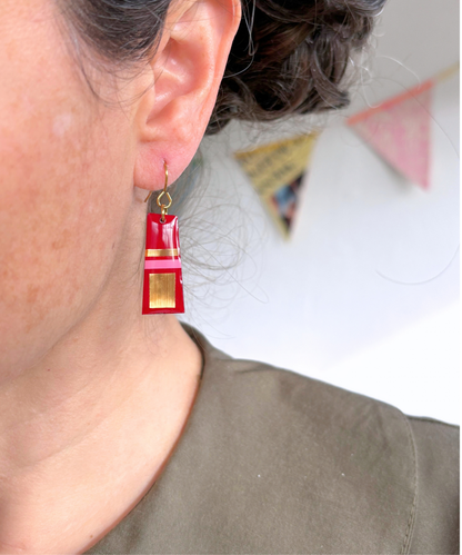 CARA | small geometric earrings full of character | pick your favourite