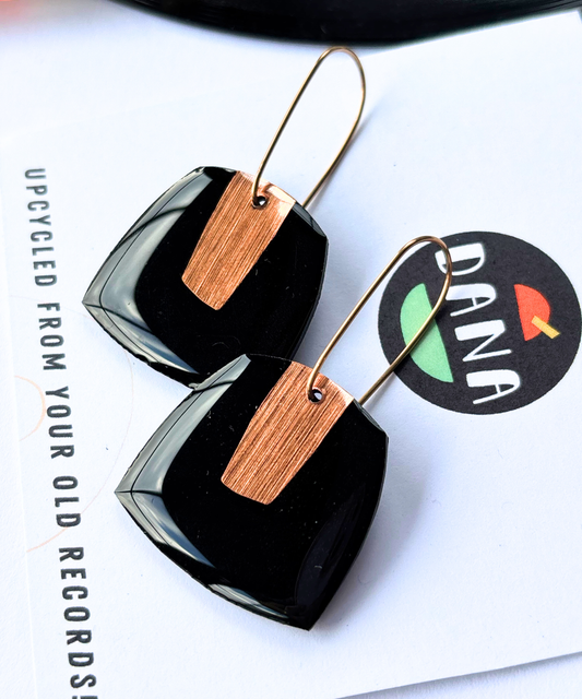 20% OFF | BETTY in black and warm copper / unique upcycled Irish design