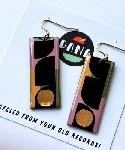 30% OFF The Rectangles in black, yellow, green, pink, lush gold/ contemporary Irish design