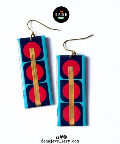 BARA | light blue, navy blue, red, gold