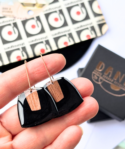 20% OFF | BETTY in black and warm copper / unique upcycled Irish design