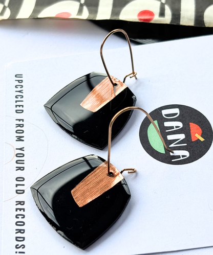 20% OFF | BETTY in black and warm copper / unique upcycled Irish design