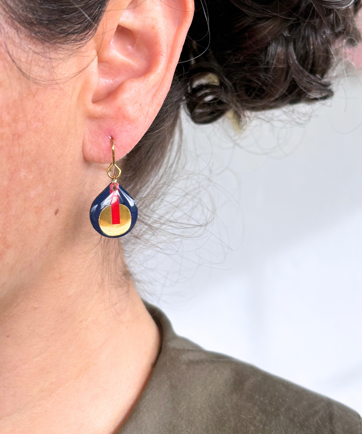 MOLLY | small juicy minimal teardrops in varied colour ways