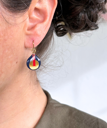 MOLLY | small juicy minimal teardrops in varied colour ways