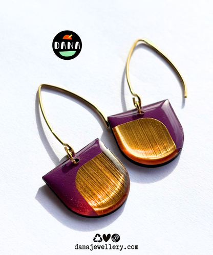 DEE in lilac & copper OR deep purple & gold