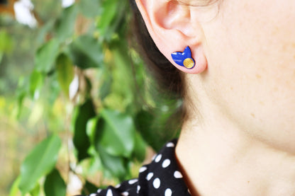 50% OFF | flor studs in hot pink | 3 last pairs