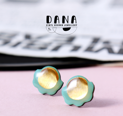40% OFF Minty green Froufrou studs - GOLD / SILVER / COPPER | few pairs left