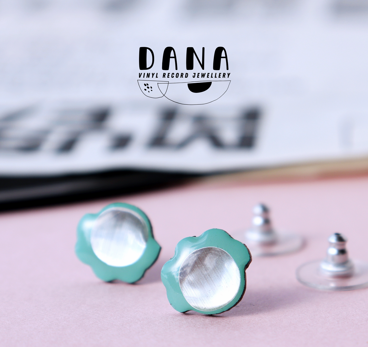 40% OFF Minty green Froufrou studs - GOLD / SILVER / COPPER | few pairs left