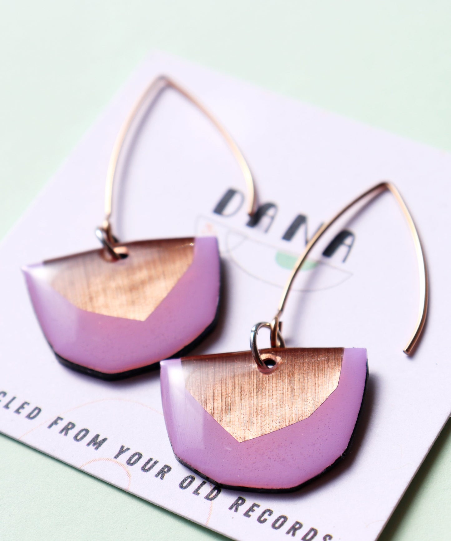 30% OFF MACY in lavender & warm copper / contemporary upcycled Irish design